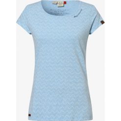 Ragwear - T-shirt damski – Mint Zig Zag, niebieski. Niebieskie t-shirty damskie Ragwear, xs, z nadrukiem, bez kołnierzyka. Za 129,95 zł.