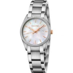 RABAT ZEGAREK CALVIN KLEIN ALLIANCE K5R33B4G. Białe zegarki damskie marki Calvin Klein, ze stali. W wyprzedaży za 879,00 zł.