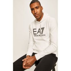 EA7 Emporio Armani - Bluza. Czerwone bluzy męskie EA7 Emporio Armani, xl, z nadrukiem, z elastanu, z kapturem, bez rękawów, z kapturem. W wyprzedaży za 359,90 zł.