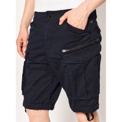Szorty materiałowe G-Star Raw Rovic D08566-5126-4213. Niebieskie spodenki i szorty męskie G-Star RAW, m, bez wzorów, z elastanu, retro. W wyprzedaży za 289,00 zł.