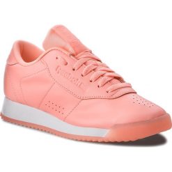 Buty Reebok - Princess Ripple CN5151 Digital Pink/Whit. Różowe półbuty damskie Reebok, na co dzień, bez wzorów, ze skóry, bez obcasa, na płaskiej podeszwie, bez zapięcia. W wyprzedaży za 219,00 zł.