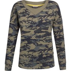 Bluza NAPAPIJRI BARKER. Zielone bluzy damskie Napapijri, moro, z dzianiny, bez rękawów, bez kaptura. W wyprzedaży za 350,00 zł.