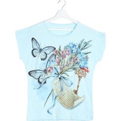 T-shirty damskie: Jasnoniebieski T-shirt I’m Still Remembering