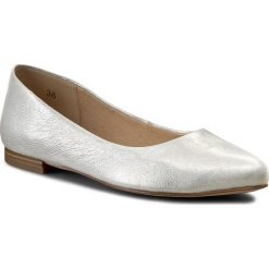 Baleriny damskie: Baleriny CAPRICE – 9-22107-28 Silver Metal. 920