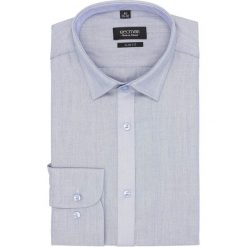 Koszule męskie: koszula bexley 26321 długi rękaw slim fit niebieski
