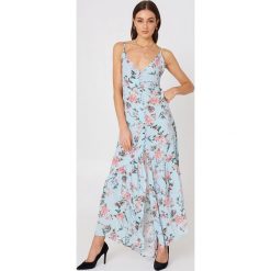 Sukienki hiszpanki: Flynn Skye Sukienka Unbutton Me Fresh – Blue,Multicolor