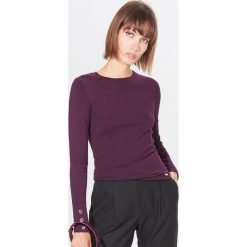 Lekki sweter basic - Bordowy. Czerwone swetry damskie Mohito, xl, bez wzorów, bez rękawów, bez kaptura. Za 59,99 zł.