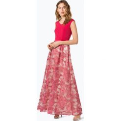Vera Mont Collection - Damska sukienka wieczorowa, czerwony. Czerwone sukienki damskie Vera Mont Collection, z haftami, z dżerseju, wizytowe, bez kołnierzyka, bez rękawów. Za 749,95 zł.