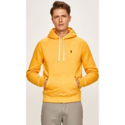 Polo Ralph Lauren - Bluza. Żółte bluzy męskie Polo Ralph Lauren, s, bez wzorów, z bawełny, z kapturem, bez rękawów, z kapturem. W wyprzedaży za 499,90 zł.