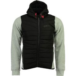 Kurtka przejściowa "Giordano" w kolorze czarno-szarym. Szare płaszcze męskie Canadian Peak, s, bez wzorów, prążkowane, bez kaptura. W wyprzedaży za 132,95 zł.
