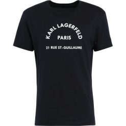 KARL LAGERFELD Tshirt z nadrukiem dark navy. Niebieskie koszulki polo męskie KARL LAGERFELD, xl, z nadrukiem, z bawełny. Za 369,00 zł.