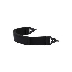 Pasek trzymający elastyczny STRAP HOOK 560. Czarne paski męskie marki INESIS, w paski, z materiału. Za 14,99 zł.