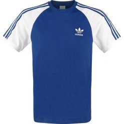 T-shirty męskie: Adidas 3-Stripes T-Shirt T-Shirt niebieski/biały