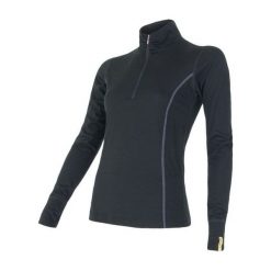 Sensor Merino Wool Koszula Damska Czarny M. Czarne koszule body marki Sensor, m, z wełny, sportowe. W wyprzedaży za 159,00 zł.