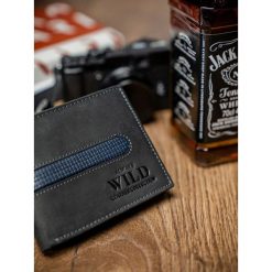 Portfel męski skórzany Always Wild N992-MHDU czarny - Czarny. Czarne portfele męskie ALWAYS WILD, bez wzorów, ze skóry. Za 44,99 zł.