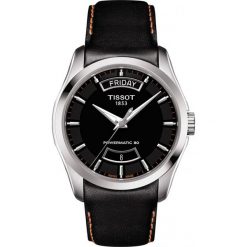RABAT ZEGAREK TISSOT T-Classic T035.407.16.051.03. Czarne zegarki męskie TISSOT, ze stali. W wyprzedaży za 1988,80 zł.