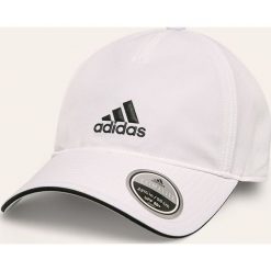 Adidas Performance - Czapka. Białe czapki męskie adidas Performance, bez wzorów, z elastanu. W wyprzedaży za 49,90 zł.