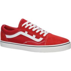 Czerwone trampki sznurowane Casu HR61263. Czerwone trampki męskie Casu, bez wzorów, na sznurówki. Za 59,99 zł.