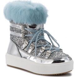 Śniegowce CHIARA FERRAGNI - 18AI-CF2124 Silver. Szare śniegowce damskie marki Chiara Ferragni, ze skóry ekologicznej, za kostkę. W wyprzedaży za 819,00 zł.