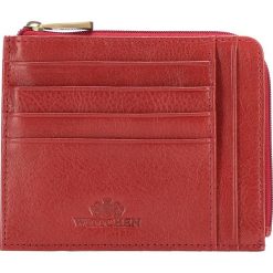 Etui na karty kredytowe. Pomarańczowe etui damskie Wittchen, ze skóry. Za 219,90 zł.