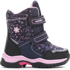 Buty dziecięce: Granatowe Śniegowce In The Winter