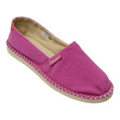 Havaianas - Espadryle. Różowe espadryle damskie Havaianas, bez wzorów, z gumy, bez obcasa. W wyprzedaży za 79,90 zł.