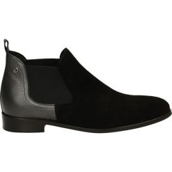 Botki - D13 NERO-ARG. Czarne botki damskie skórzane marki Venezia. Za 249,00 zł.