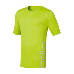 Koszulki sportowe męskie: Odlo Koszulka tech. T-shirt s/s EVENT T zielona r. S (321842)
