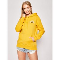 Bluza Volcom Vol Stone B4112000. Żółte bluzy damskie Volcom, l, bez wzorów, z bawełny, bez rękawów, bez kaptura. Za 289,00 zł.