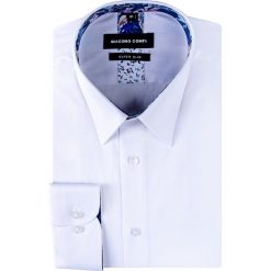 Koszula SIMONE KDBE000720. Białe koszule męskie Giacomo Conti, m, bez wzorów, z bawełny, eleganckie, z klasycznym kołnierzykiem, z długim rękawem. Za 169,00 zł.