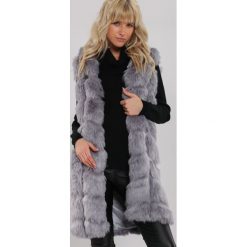 Szara Kamizelka Hamilton. Szare kamizelki damskie other, s, bez wzorów, z futra, bez kaptura. Za 199,99 zł.