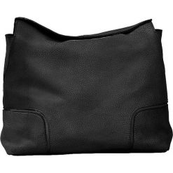 Torebki klasyczne damskie: Skórzana torebka "Rho" w kolorze czarnym - 27 x 26 x 8 cm