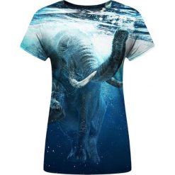 T-shirty damskie: T-shirt w kolorze niebieskim