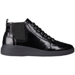Geox Damskie Tenisówki Do Kostki Tahina E Black d84bde-03854-c9999 (Rozmiar 37). Czarne trampki i tenisówki damskie marki Geox. W wyprzedaży za 335,00 zł.