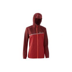 Kurtka do biegania TRAIL damska. Czerwone kurtki damskie do biegania marki KALENJI, z poliesteru. W wyprzedaży za 199,99 zł.