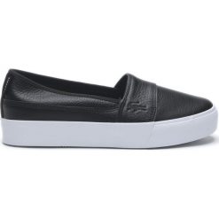 Lacoste Slip On Buty Czarny. Czarne trampki i tenisówki damskie Lacoste, bez wzorów, z materiału, bez zapięcia. Za 395,95 zł.
