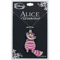 Naszyjniki damskie: Alicja w Krainie Czarów Movable Cheshire Cat Naszyjnik różowy
