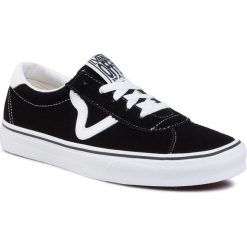Tenisówki VANS - Vans Sport VN0A4BU6A6O1 (Suede) Black. Czarne trampki męskie Vans, bez wzorów, ze skóry, eleganckie, bez zapięcia. Za 319,00 zł.