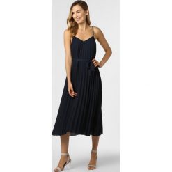 Tommy Hilfiger - Sukienka damska, niebieski. Niebieskie sukienki damskie TOMMY HILFIGER, w paski, bez kołnierzyka, bez rękawów. Za 799,95 zł.