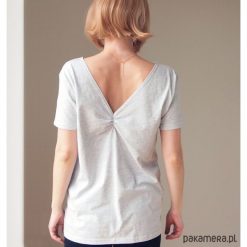 Szara dwustronna bluzka S-XL. Szare bluzki damskie Pakamera, s, bez wzorów, z bawełny, bez kołnierzyka, bez rękawów. Za 65,00 zł.