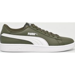 Puma - Buty Smash v2. Białe buty sportowe męskie Puma, ze skóry, na sznurówki. Za 249,90 zł.