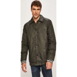 Tommy Hilfiger - Kurtka. Szare płaszcze męskie TOMMY HILFIGER, l, bez wzorów, z elastanu, krótkie, bez kaptura. W wyprzedaży za 449,90 zł.
