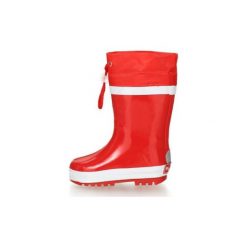 Playshoes Kalosze ocieplane. Czerwone buciki niemowlęce marki Playshoes, z bawełny. Za 99,00 zł.