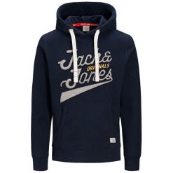 Jack&Jones Męska Bluza Jorfara Sweet Hood Total Eclipse (Rozmiar M). Czarne bluzy męskie marki Jack&Jones, m. W wyprzedaży za 155,00 zł.