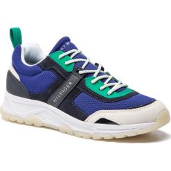 Sneakersy TOMMY HILFIGER - Fashion Mix Sneaker FM0FM02027 Midnight 403. Niebieskie sneakersy męskie TOMMY HILFIGER, na co dzień, bez wzorów, z zamszu, klasyczne, bez zapięcia. Za 539,00 zł.