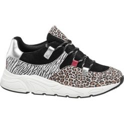 Sneakersy damskie 5th Avenue szare. Szare sneakersy damskie 5th Avenue, ze skóry. Za 191,00 zł.