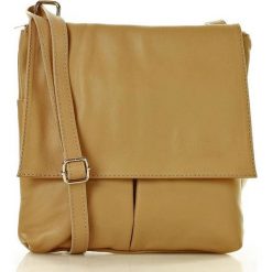 Listonoszka damska skórzana beż cappucino BEZOS. Czarne listonoszki damskie GENUINE LEATHER, na spotkanie biznesowe, w paski, ze skóry, sportowe, na ramię, bez dodatków. W wyprzedaży za 189,00 zł.