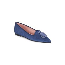 Baleriny Pretty Ballerinas JEENA. Niebieskie baleriny damskie marki Pretty Ballerinas, bez wzorów, bez obcasa. Za 631,20 zł.