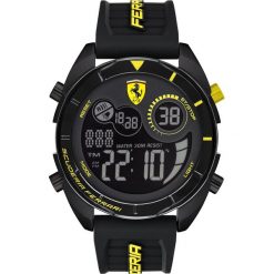 Zegarek SCUDERIA FERRARI - Forza 830552 Black/Black. Czarne zegarki męskie Scuderia Ferrari. W wyprzedaży za 399,00 zł.