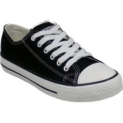 BUTY MORISON 2. Czarne trampki i tenisówki damskie TESTUDO, bez wzorów, z gumy, bez zapięcia. Za 129,99 zł.